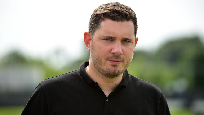 Nils Schmadtke, hier am 14. Juli 2023 beim Training von Borussia Mönchengladbach, verstärkt das Team ab der Saison 2023/24 als Sportdirektor Lizenz.