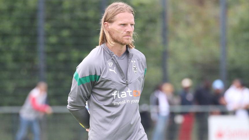 Eugen Polanski, Trainer der U23 von Borussia Mönchengladbach, hier am 1. Juli 2023 beim Testspiel gegen den SV Elversberg.