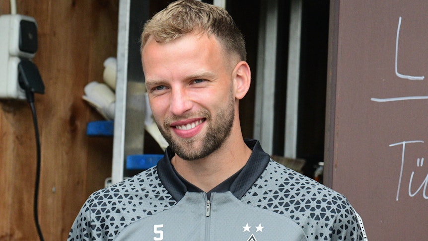 Marvin Friedrich, Verteidiger bei Borussia Mönchengladbach, zu sehen am 24. Juli 2023 im Trainingslager in Rottach-Egern am Tegernsee.