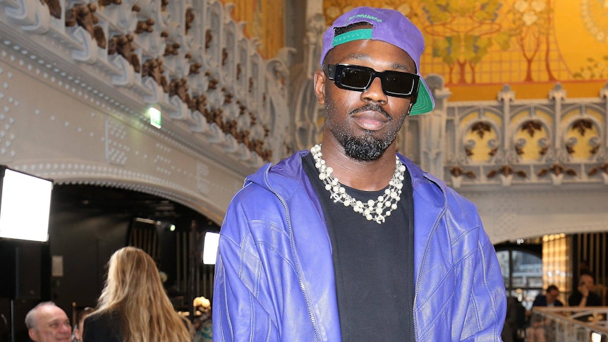 Marcus Thuram zu Gast auf der Paris Fashion Week am 22. Mai 2023.