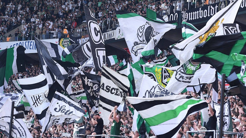 Die Borussia-Fans in der Nordkurve.