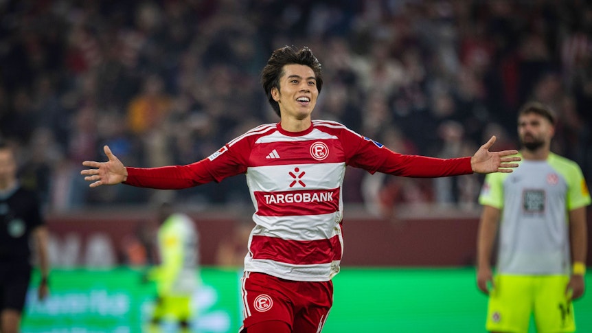 Ao Tanaka beim Torjubel.