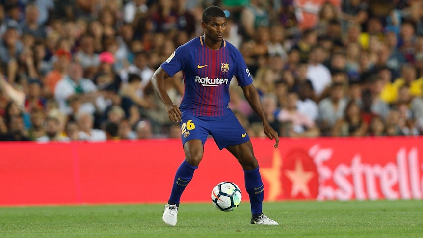 Marlon bei einem Heimspiel des FC Barcelona.