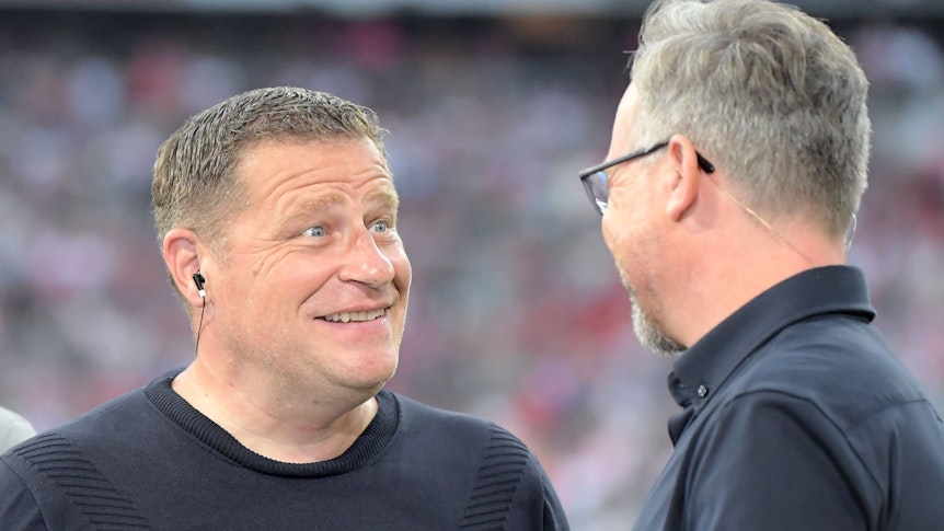 Max Eberl und Matthias Opdenhövel im Gespräch.