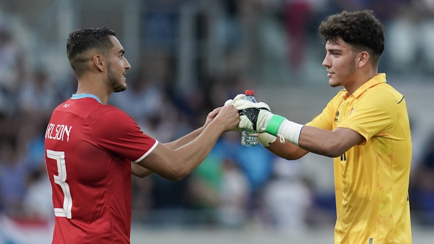 Tiago Pereira Cardoso bei der Nationalmannschaft Luxemburgs.