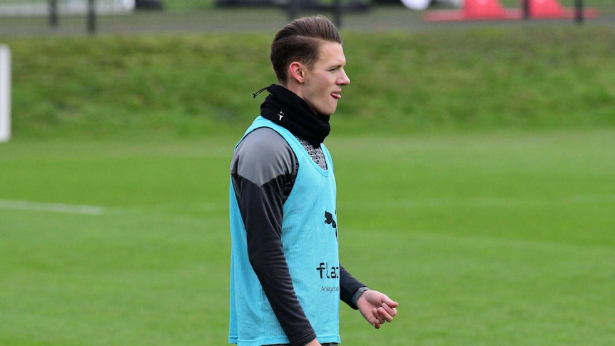 Hannes Wolf auf dem Trainingsplatz.