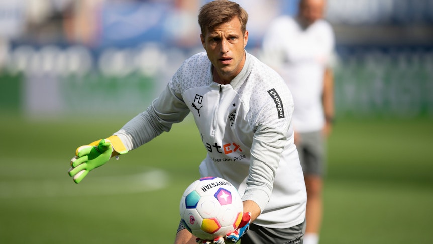 Fabian Otte vor einem Bundesliga-Spiel.