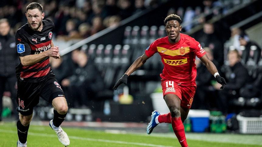 Ibrahim Osman im Laufduell.