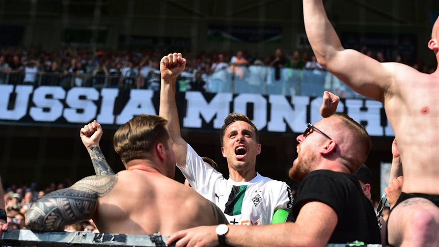 Patrick Herrmann mitten in der Nordkuve.