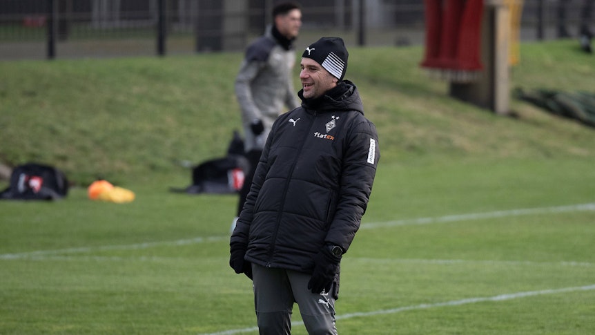 Gerardo Seoane auf dem Trainingsplatz.