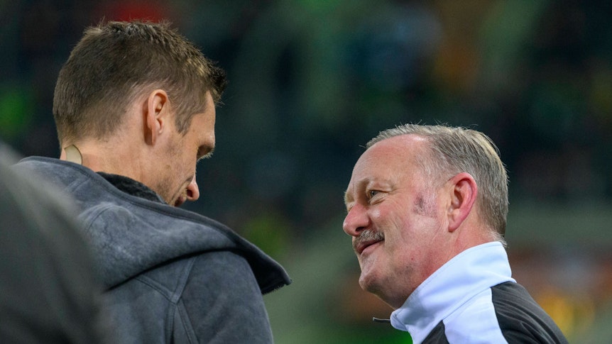 Roland Virkus im Gespräch mit Sebastian Kehl.