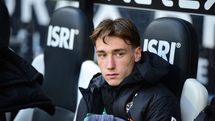 Simon Walde auf der Borussia-Bank.