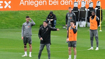 Gerardo Seoane gibt Anweisungen.