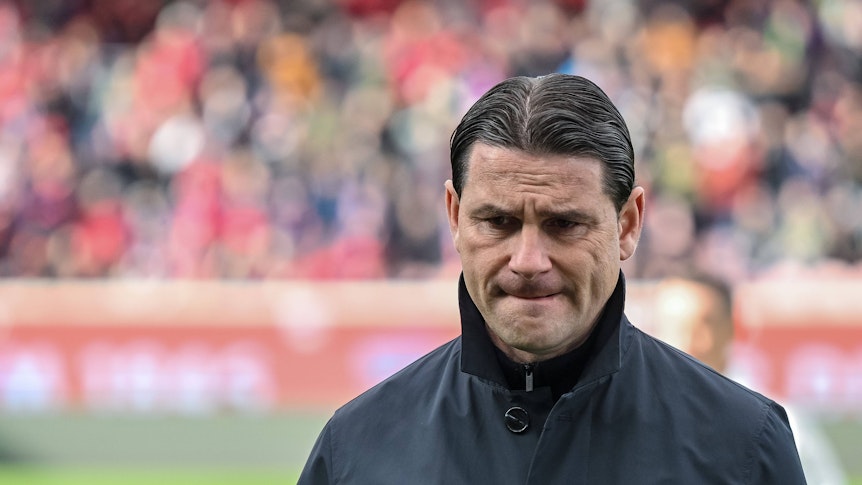 Gerardo Seoane beim Spiel in Heidenheim.