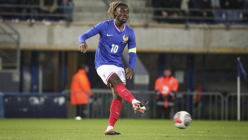Manu Koné im Frankreich-Trikot.