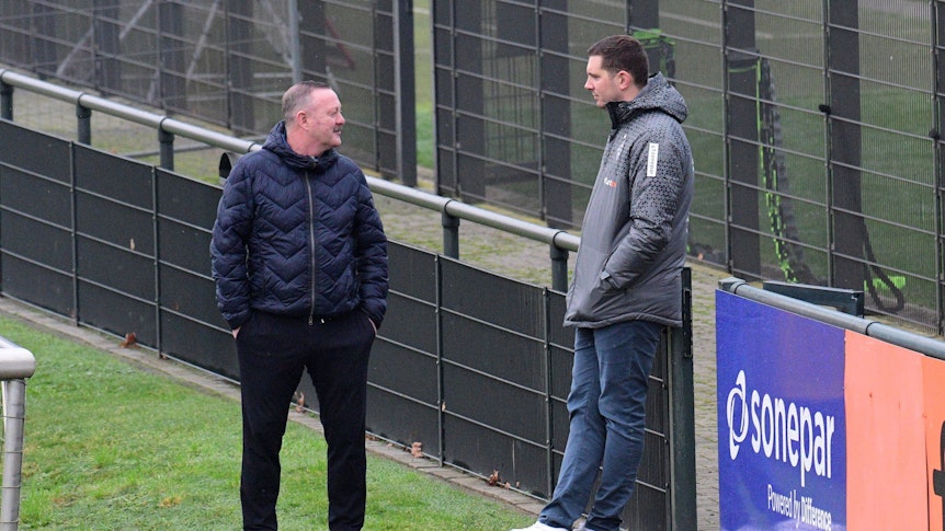 Die sportlichen Verantwortlichen von Borussia Mönchengladbach im Gespräch.