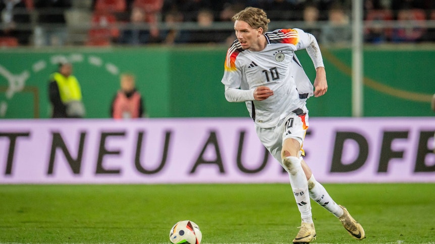 Nick Woltemade im DFB-Trikot.