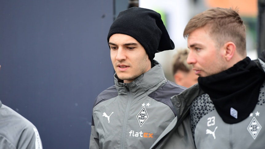 Florian Neuhaus und Christoph Kramer beim Training.