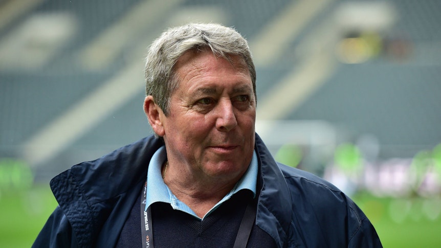 Trainer-Legende Bernd Krauss von Borussia Mönchengladbach.