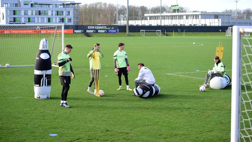 Borussias Torhüter im Training.