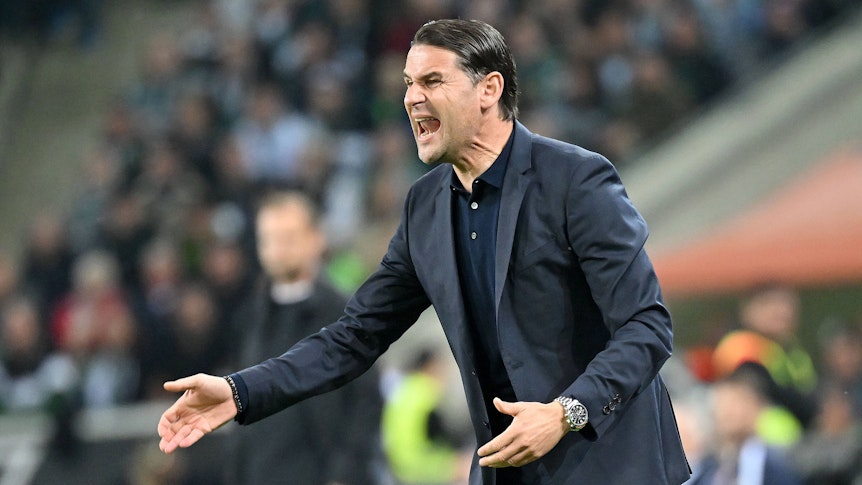 Gerardo Seoane gibt lautstark Anweisungen.