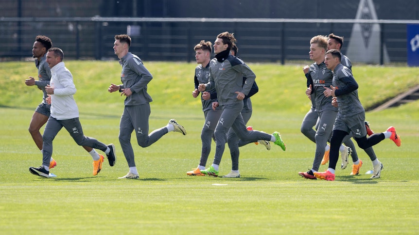 Borussia-Spieler im Training.