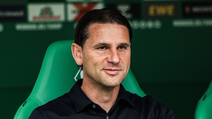 Gerardo Seoane sitzt auf der Werder-Bank.