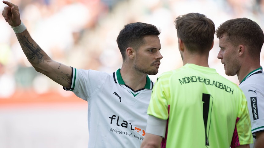 Profis von Borussia Mönchengladbach im Gespräch.