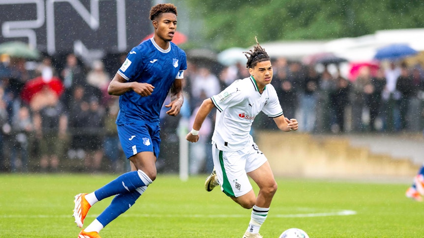 Kilian Sauck im Kampf um den Ball.