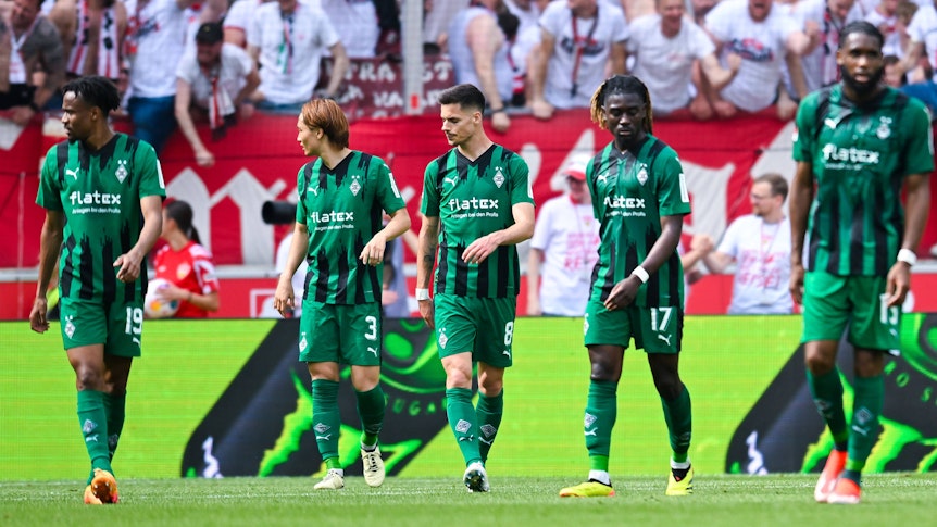 Borussia-Spieler nach einem Gegentor.