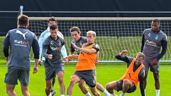 Oscar Fraulo im Training von Borussia Mönchengladbach.