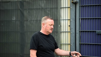 Roland Virkus auf dem Trainingsplatz.