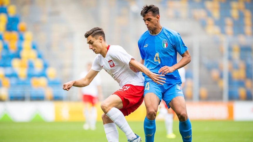 Fabio Chiarodia im Einsatz für die U19 Italiens.
