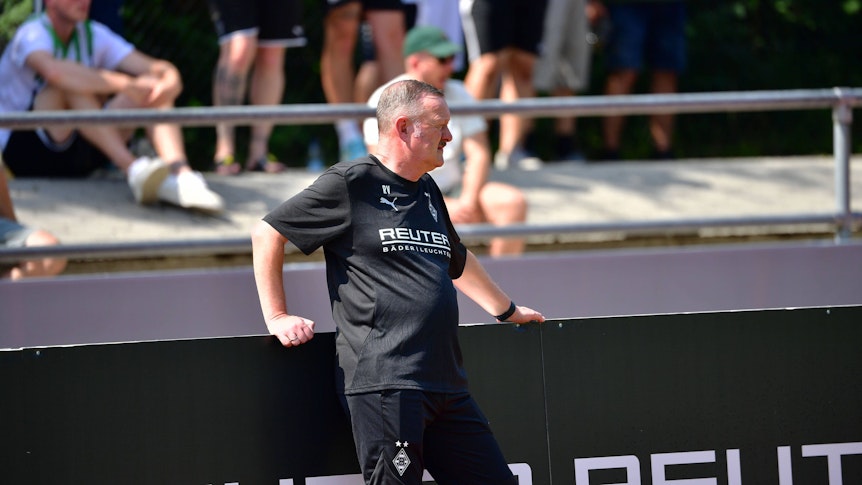 Roland Virkus beim Training im Trainingslager am Tegernsee.