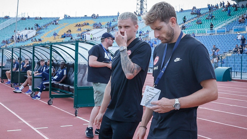 Philipp Max und Christopher Lenz in Bulgarien.