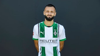 Franck Honorat, Rechtsaußen von Fußball-Bundesligist Borussia Mönchengladbach in der Saison 2024/2025.