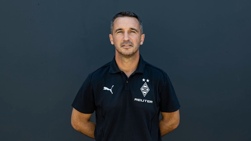 Nicolas Dyon Athletiktrainer von Fußball-Bundesligist Borussia Mönchengladbach in der Saison 2024/25.