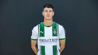 Philipp Sander, Mittelfeldspieler von Fußball-Bundesligist Borussia Mönchengladbach in der Saison 2024/2025.
