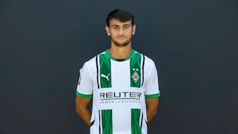 Fabio Chiarodia, Innenverteidiger von Fußball-Bundesligist Borussia Mönchengladbach in der Saison 2024/2025.