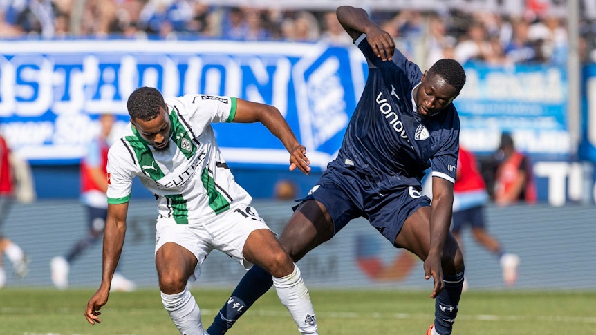Ibrahima Sissoko im Einsatz für Bochum gegen Gladbach.
