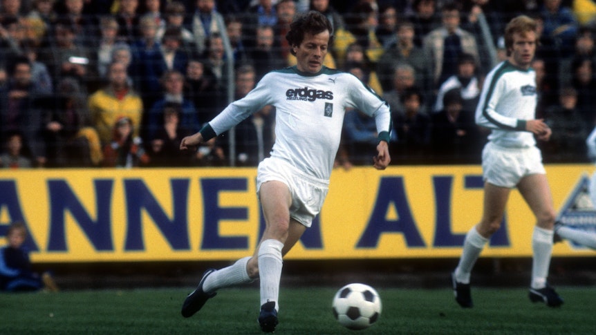 Herbert Wimmer am Ball.