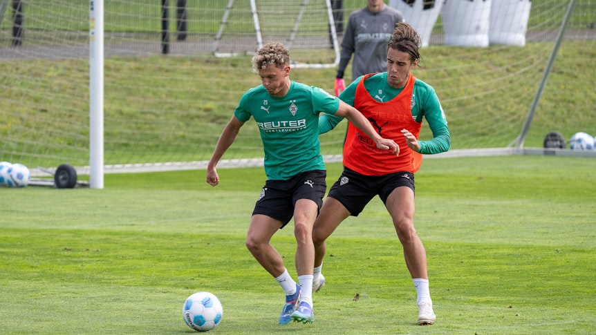 Intensives Training bei Borussia.