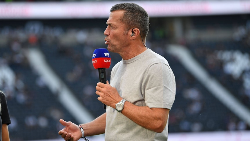 Lothar Matthäus spricht für Sky als Experte.
