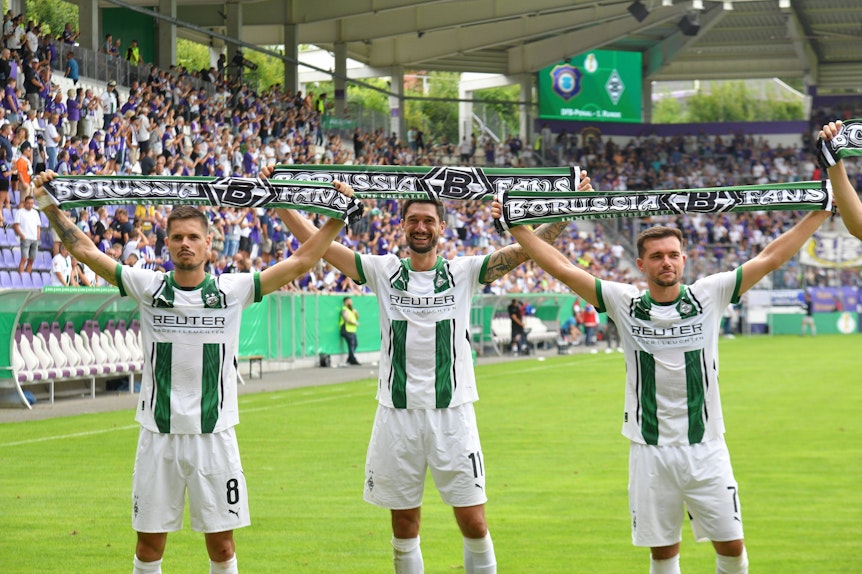 Freude über den ersten Sieg.