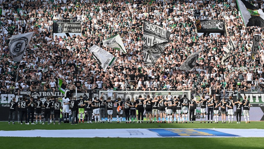 Schöner Abschied nach dem letzten Heimspiel der Saison.