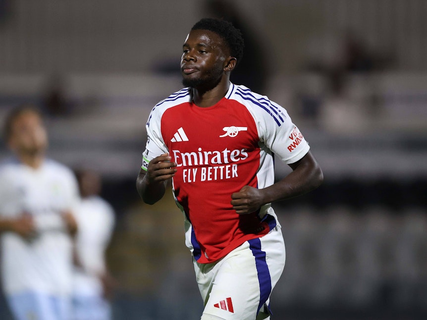 Nathan Butler-Oyedeji während eines Spiels der U21 des FC Arsenal.