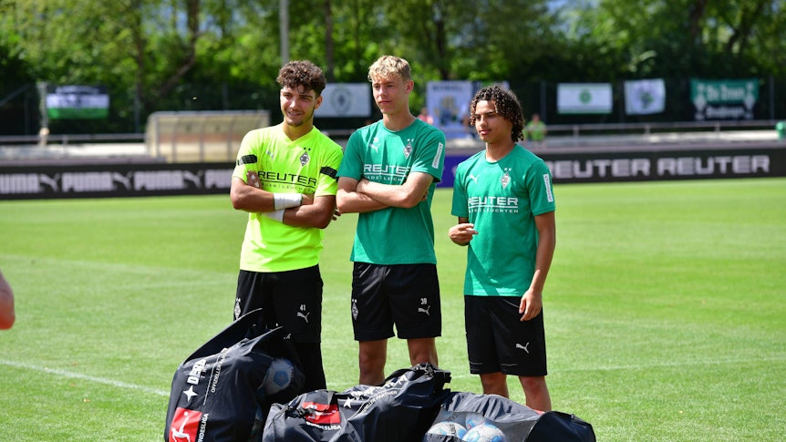 Talente von Borussia Mönchengladbach beim Trainingslager am Tegernsee.