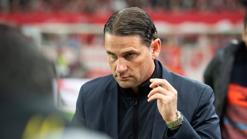 Gerardo Seoane vor dem Spiel gegen den FSV Mainz 05.