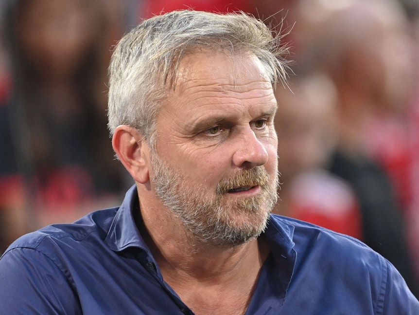 Sky-Experte Didi Hamann beim Supercup zwischen Bayern und Leipzig in München.