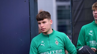 Lukas Ullrich beim Gladbach-Training.